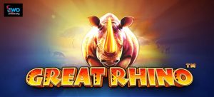 Great Rhino slot dengan tema safari